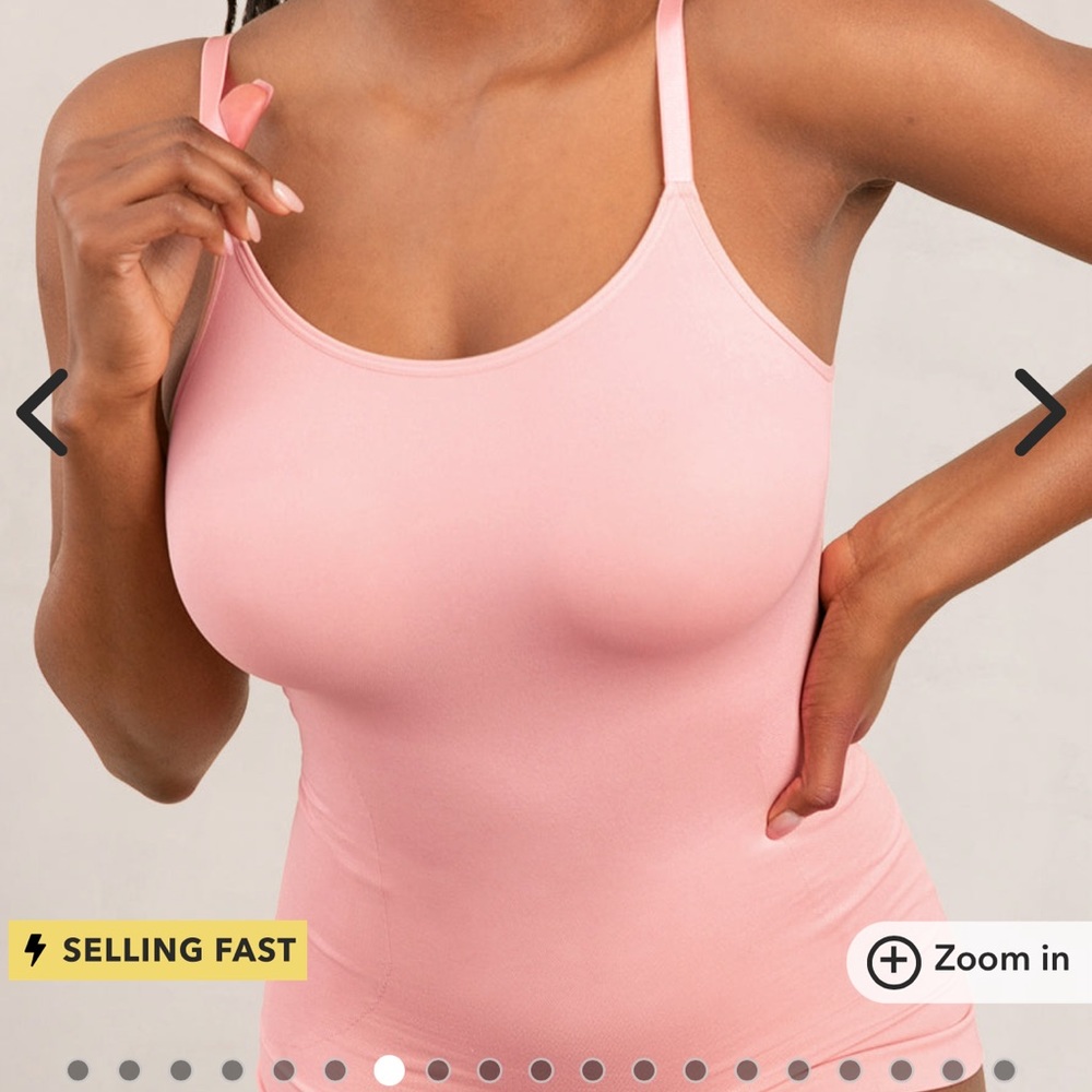 Shapermint / Scoop Neck Cami size M in Rose Tan
